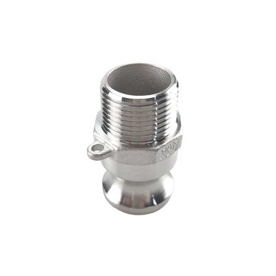 Acero inoxidable 304 316 acoplamientos rápidos de camilla tipo F BSPT NPT roscados para el mismo tamaño