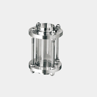 Acero inoxidable sanitario 304/316 Accesorios de tubería Tri Clamp Clase de visión tubular recta