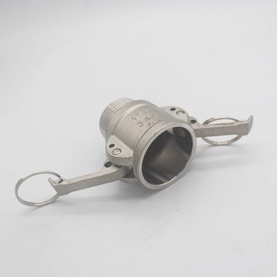 Acero inoxidable 304 316 de acoplamiento rápido de camlote de tipo B BSPT NPT con rosca