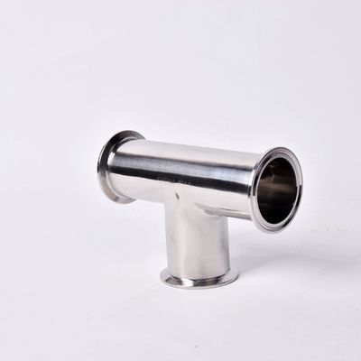 Conexión de soldadura personalizada Polido SS304/316L Accesorios sanitarios sujetados Reduce Tee