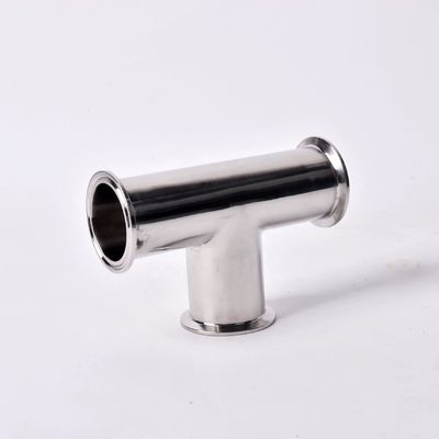 Conexión de soldadura personalizada Polido SS304/316L Accesorios sanitarios sujetados Reduce Tee