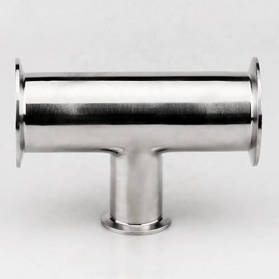 Conexión de soldadura personalizada Polido SS304/316L Accesorios sanitarios sujetados Reduce Tee