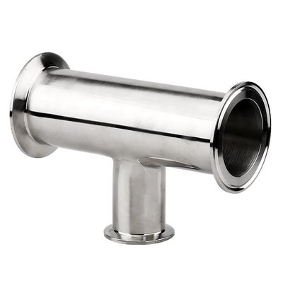 Conexión de soldadura personalizada Polido SS304/316L Accesorios sanitarios sujetados Reduce Tee