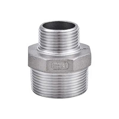 Igual 304316 Acero inoxidable Hielo hidráulico masculino de ajuste de tubo hexagonal pezón NPT BSPT