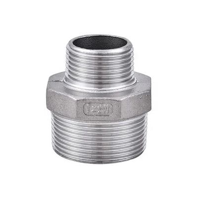 Igual 304316 Acero inoxidable Hielo hidráulico masculino de ajuste de tubo hexagonal pezón NPT BSPT