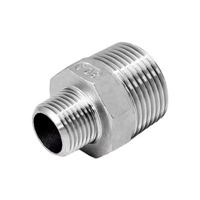 Igual 304316 Acero inoxidable Hielo hidráulico masculino de ajuste de tubo hexagonal pezón NPT BSPT