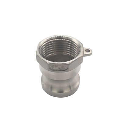 SS 304 316 Conectores rápidos Camlock para aceite de gas de agua NPT BSP 1/4"-4" Código de cabeza redonda