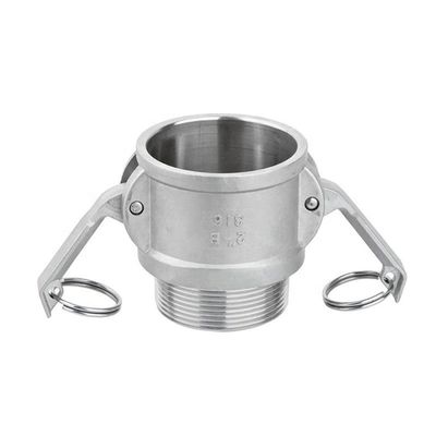 Conectores rápidos de camilla de tipo B de tipo SS304 316L personalizados para aceite de gas de agua NPT BSP 1/4 "-4