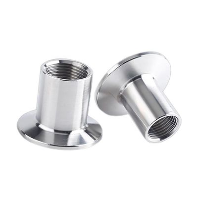 Tri Clamp Npt Bsp Accesorios para tuberías Adaptador/acoplamiento de rosca masculino con código de cabeza redonda SS304