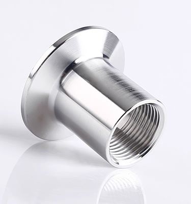 Tri Clamp Npt Bsp Accesorios para tuberías Adaptador/acoplamiento de rosca masculino con código de cabeza redonda SS304