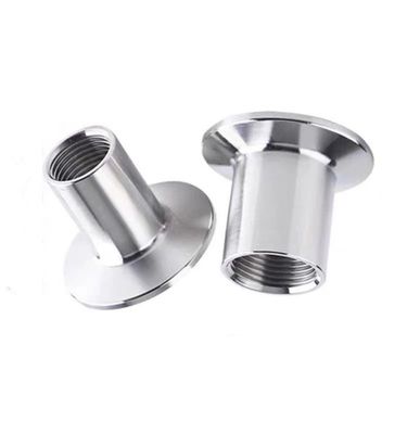 Tri Clamp Npt Bsp Accesorios para tuberías Adaptador/acoplamiento de rosca masculino con código de cabeza redonda SS304