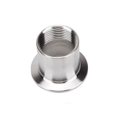 Tri Clamp Npt Bsp Accesorios para tuberías Adaptador/acoplamiento de rosca masculino con código de cabeza redonda SS304