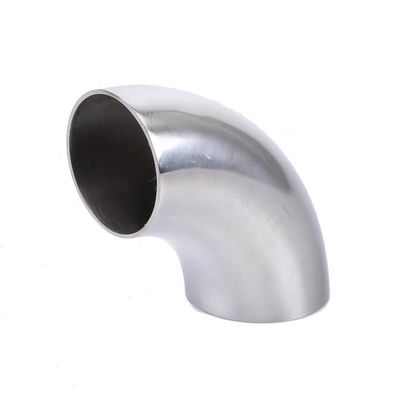 OEM soportado de acero inoxidable 304 316 curvas de soldadura de tubería Codo 90 180 grados curvas 3A DIN