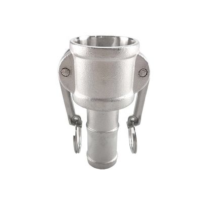 Conectores rápidos de camilla de tipo C de tipo SS304 316L personalizados para aceite de gas de agua NPT BSP 1/4 "-4