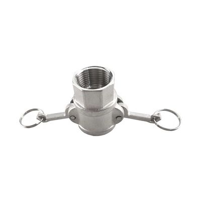 Conectores rápidos de camilla de tipo C de tipo SS304 316L personalizados para aceite de gas de agua NPT BSP 1/4 "-4