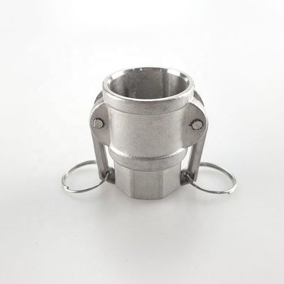 Conectores rápidos de camilla de tipo C de tipo SS304 316L personalizados para aceite de gas de agua NPT BSP 1/4 "-4