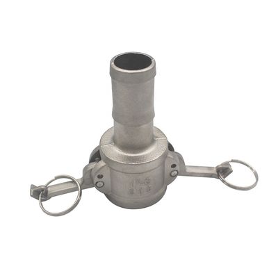 Conectores rápidos de camilla de tipo C de tipo SS304 316L personalizados para aceite de gas de agua NPT BSP 1/4 "-4