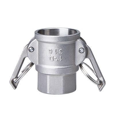 Conectores rápidos de tipo SS 304 316 D de tipo Camlock para agua, gas y aceite NPT BSP 1/4"-4