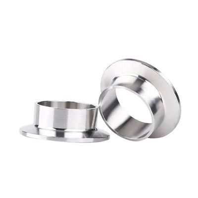 Acero inoxidable 304 316 SMS Tri Clover Ferrule/Nipple Clamps Conjunción de diseño de plata