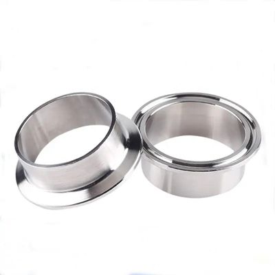 Acero inoxidable 304 316 SMS Tri Clover Ferrule/Nipple Clamps Conjunción de diseño de plata