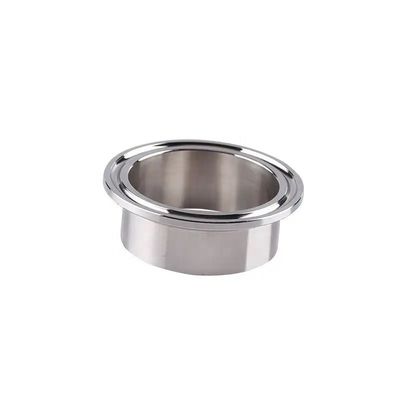 Acero inoxidable 304 316 SMS Tri Clover Ferrule/Nipple Clamps Conjunción de diseño de plata