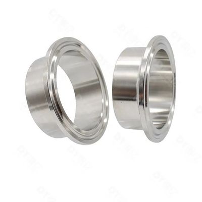 Acero inoxidable 304 316 SMS Tri Clover Ferrule/Nipple Clamps Conjunción de diseño de plata