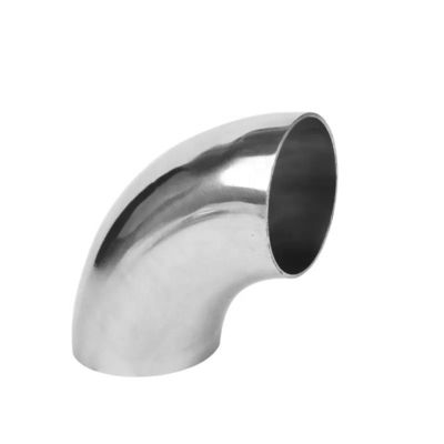Acero inoxidable sanitario 304 316 conector de codo igual de flexión de tubos DIN 3A forjado