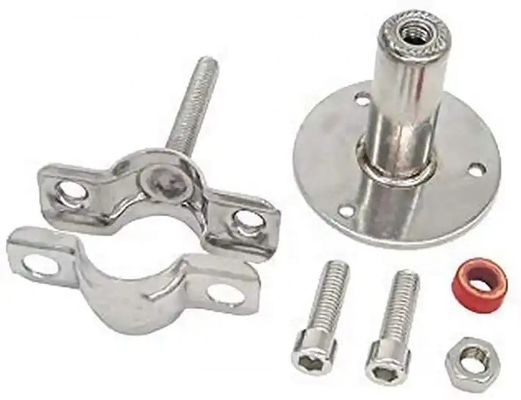 Clampada de colgador para tubos sanitarios de acero inoxidable completa 304 redonda