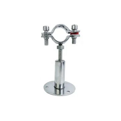 Clampada de colgador para tubos sanitarios de acero inoxidable completa 304 redonda