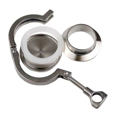 Acero inoxidable 304 316 abrazaderas con tapa ciega DN6-DN200 OEM
