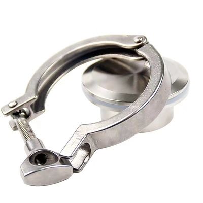 Acero inoxidable 304 316 abrazaderas con tapa ciega DN6-DN200 OEM