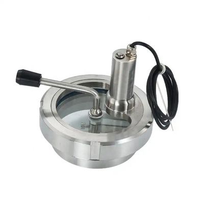 Acero inoxidable ODM 304 316 316L Vidrio de visión redonda de tipo Unión templado