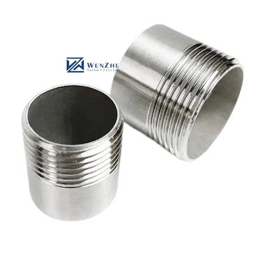 SS316 Barril masculino pezón NPT BSPP BSPT G roscado 1/4''-4.0'