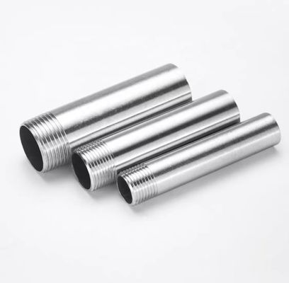 1 pulgada BSP de hilo masculino soldado conector de acoplamiento de pezón 304 de acero inoxidable