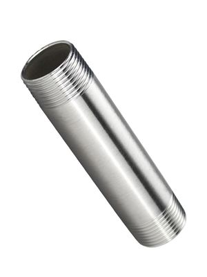 Cuadros para tuberías de acero inoxidable de cabeza hexagonal con rosca doble masculina con pezón fundido